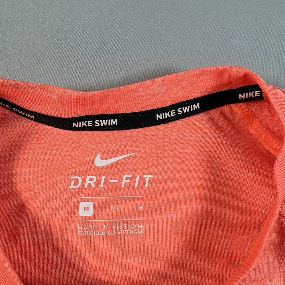 Nike Swim Dri Fit UPF 40+ Rash Guard Shirt Bundle Mens M Heather Swim Beach Lot